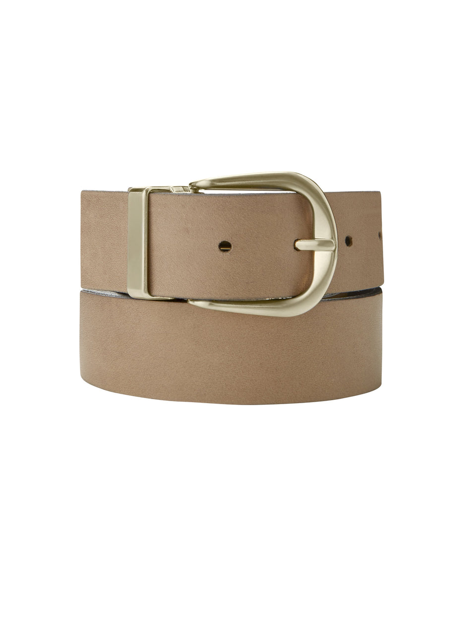Baukjen Reversible Gold Buckle Belt