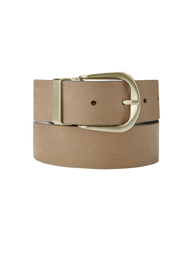 Baukjen Reversible Gold Buckle Belt