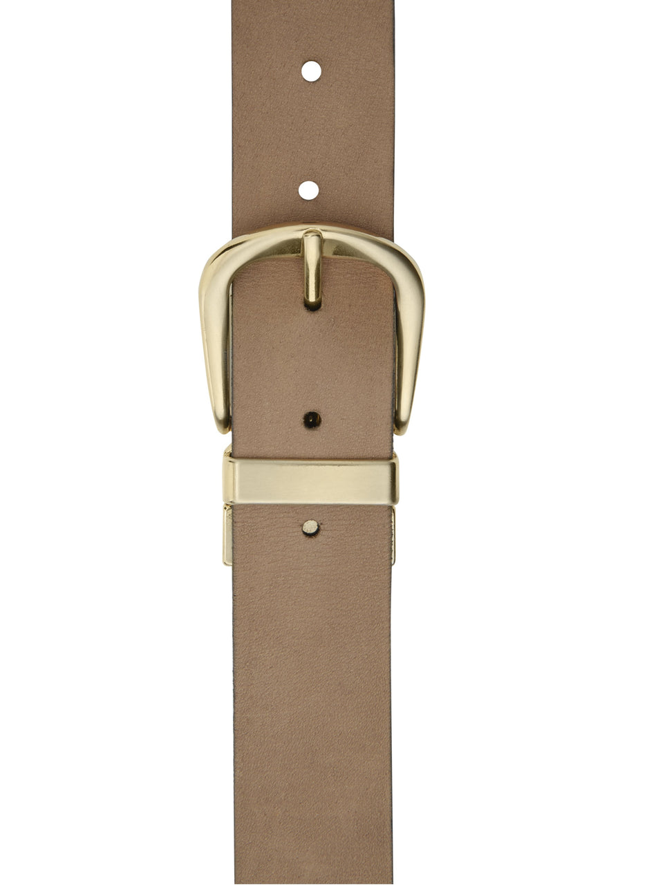 Baukjen Reversible Gold Buckle Belt