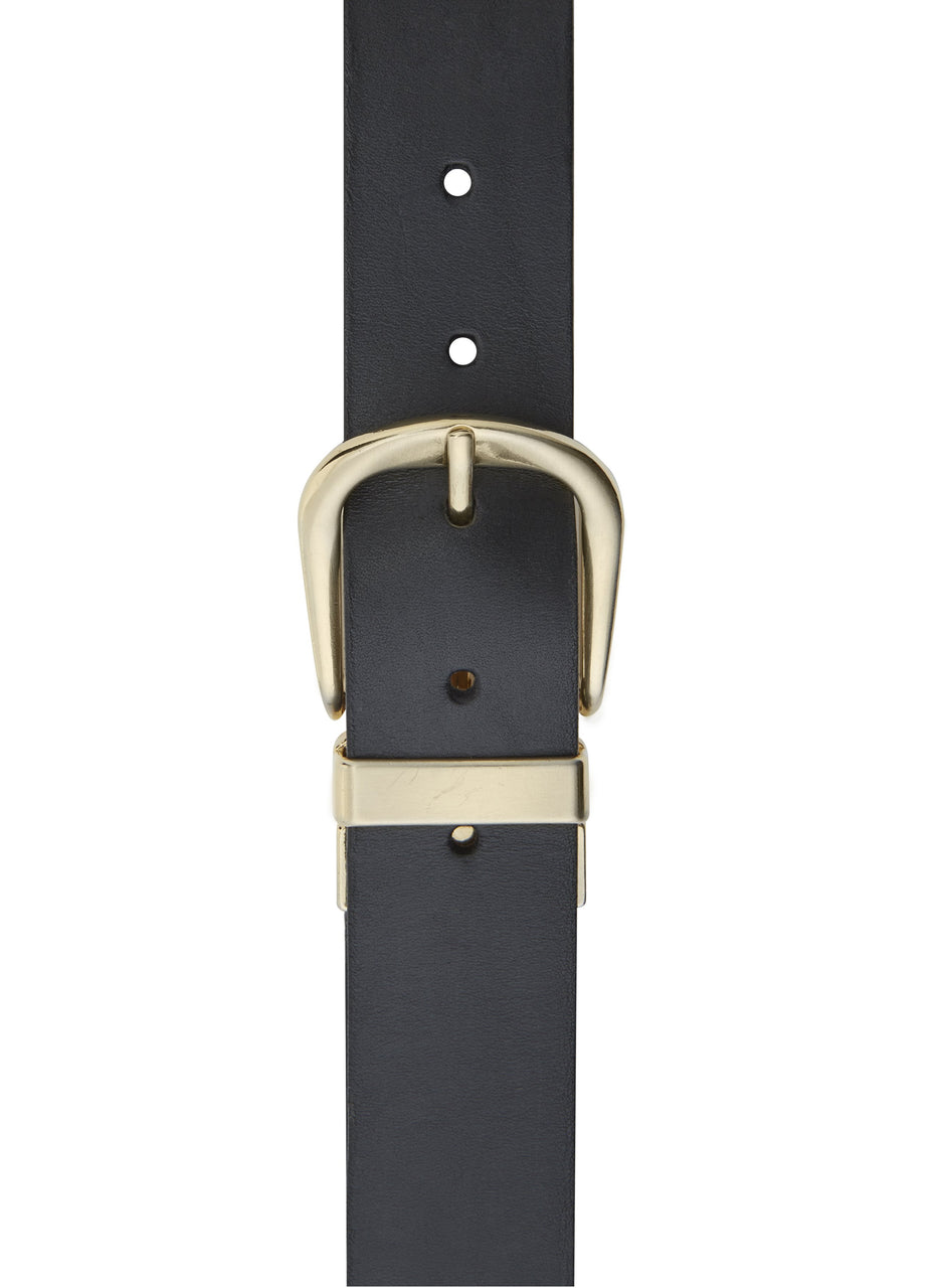 Baukjen Reversible Gold Buckle Belt