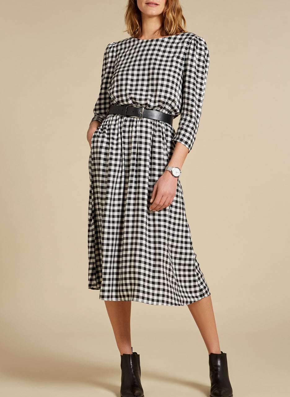 Emi Checkered Dress