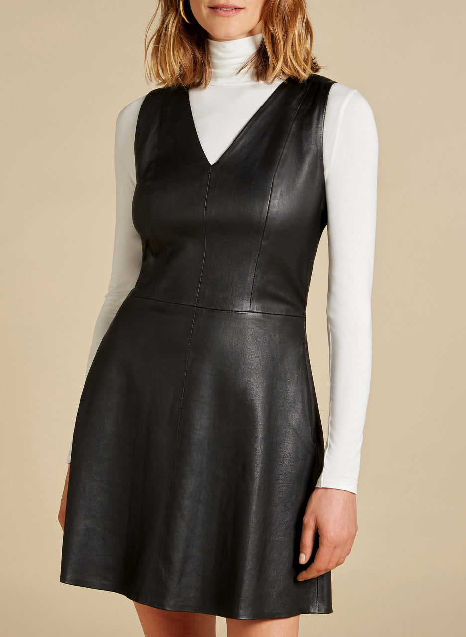 Lynn Leather Dress