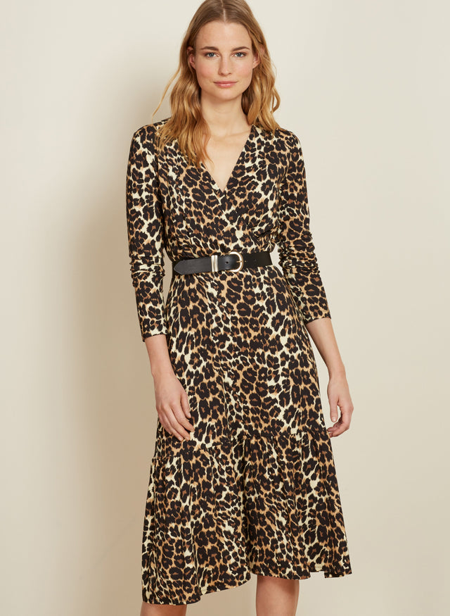 Abigail Leopard Dress