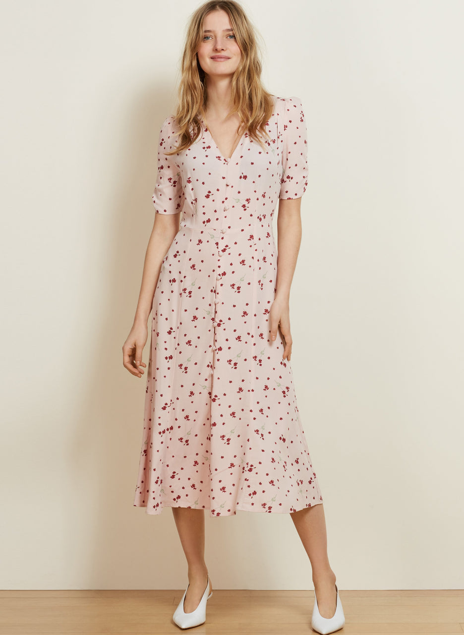 Adele Button Dress