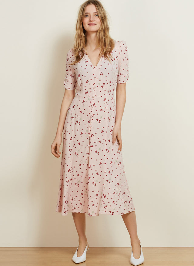 Adele Button Dress