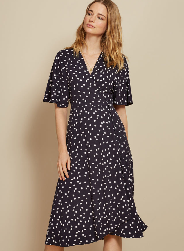 Sapphire Wrap Dress