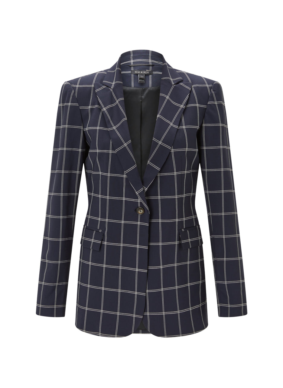 Evelyn Check Blazer