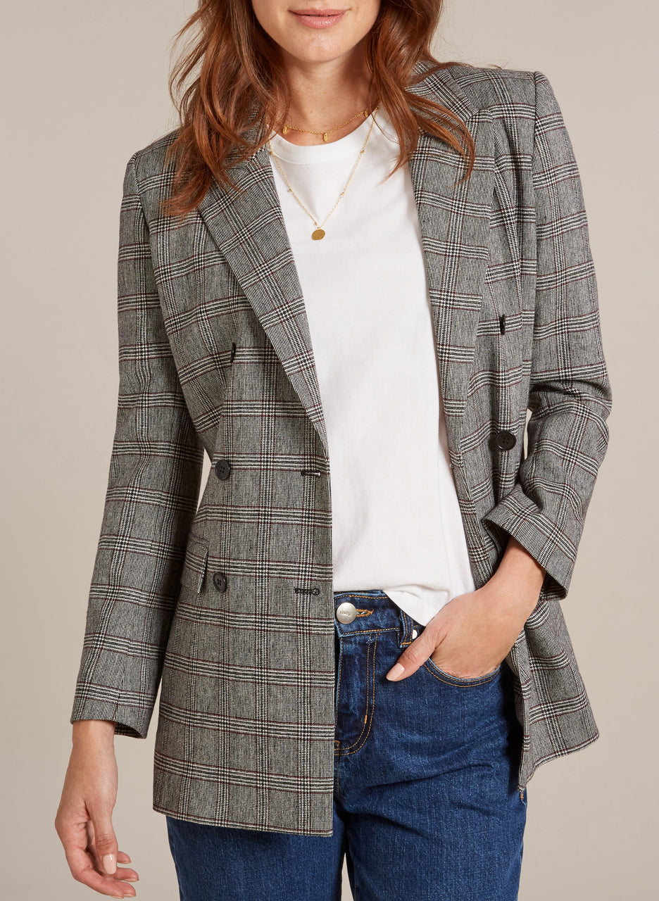 Mallory Check Blazer