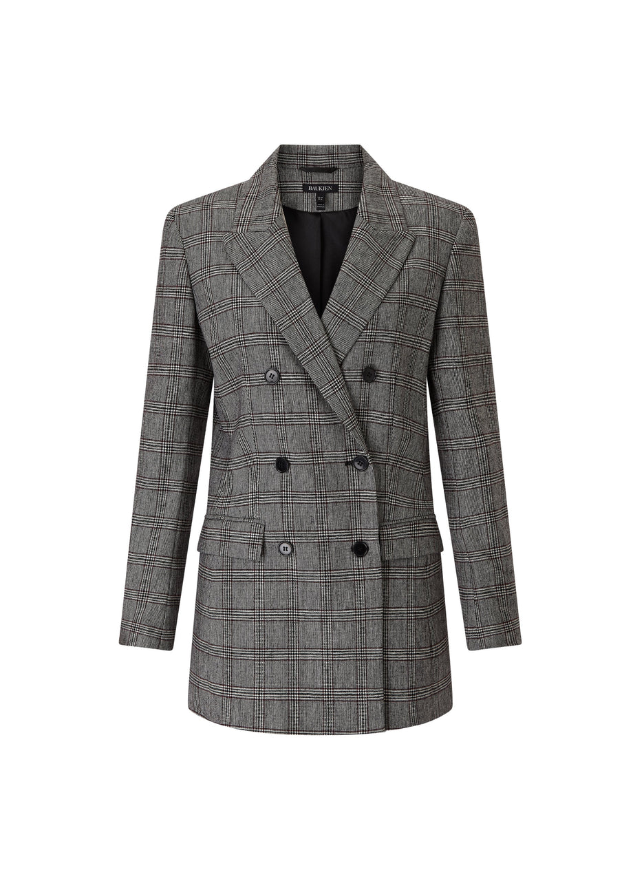 Mallory Check Blazer