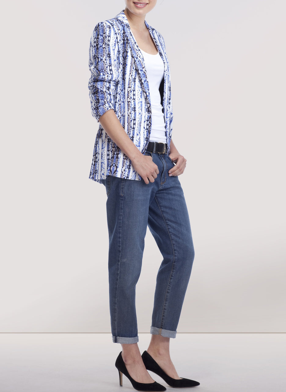 Maya Print Blazer