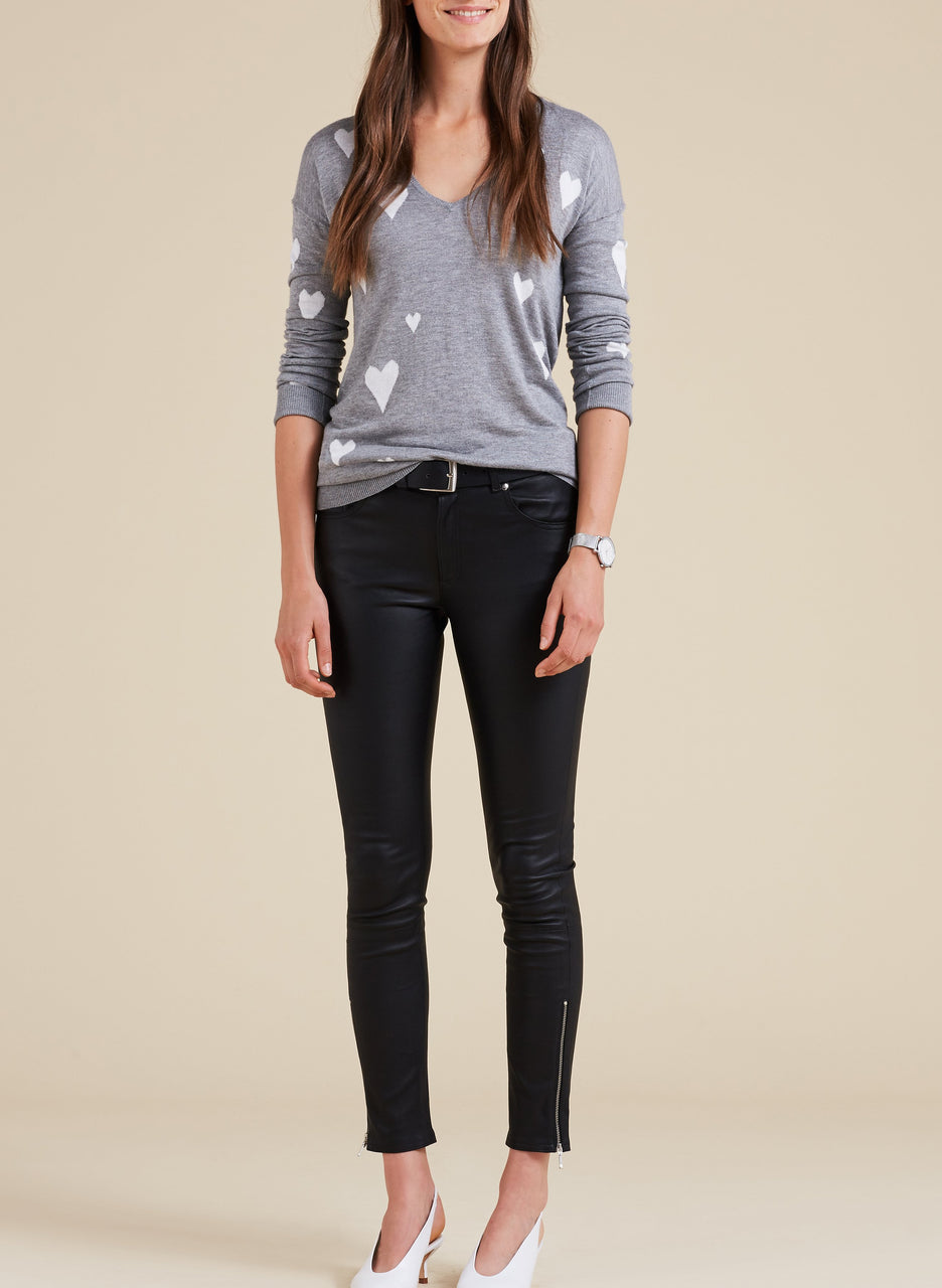 Agnes Heart Knit