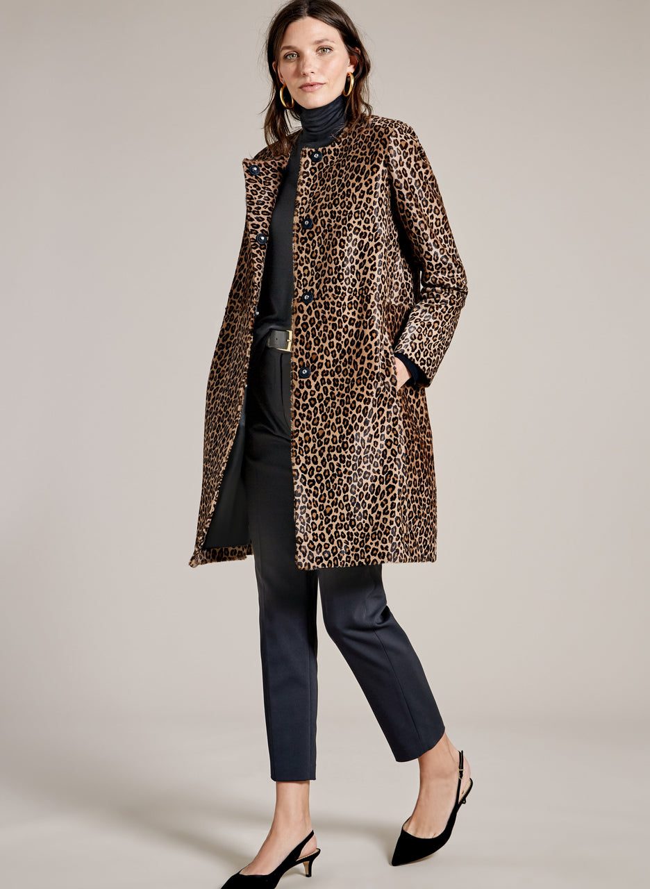 Cristina Leopard Coat