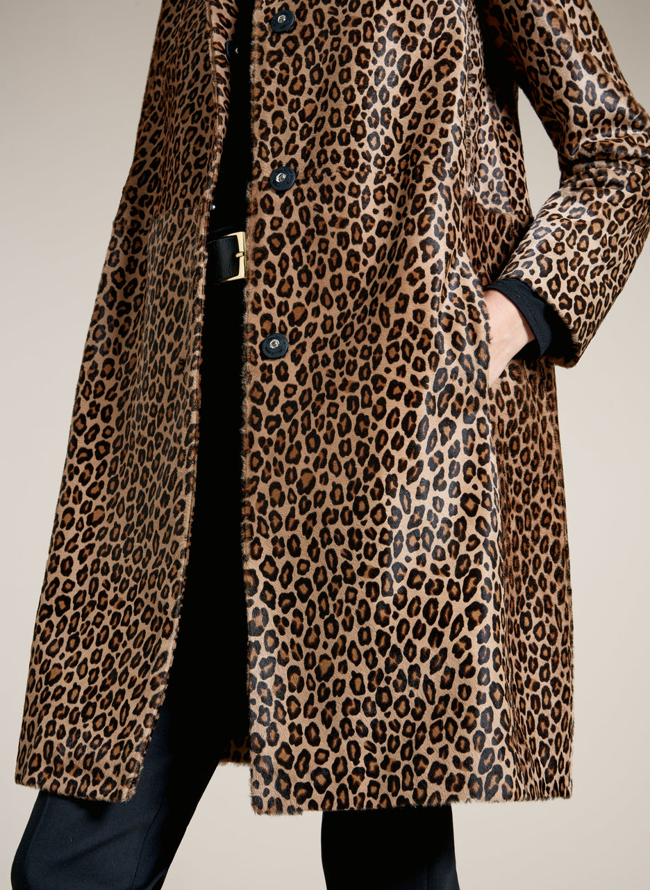 Cristina Leopard Coat
