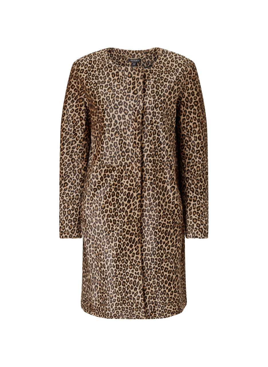 Cristina Leopard Coat