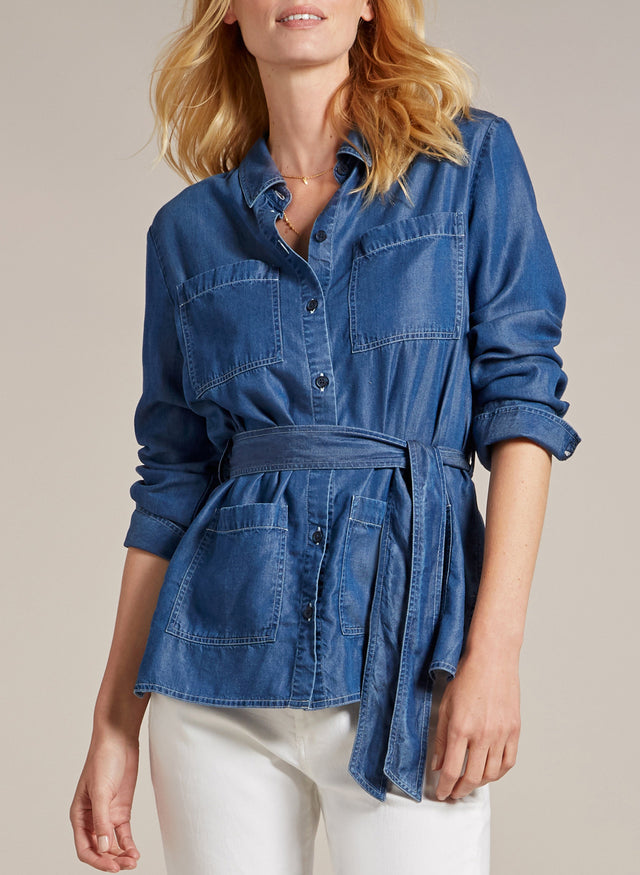 Charla Tie Shirt