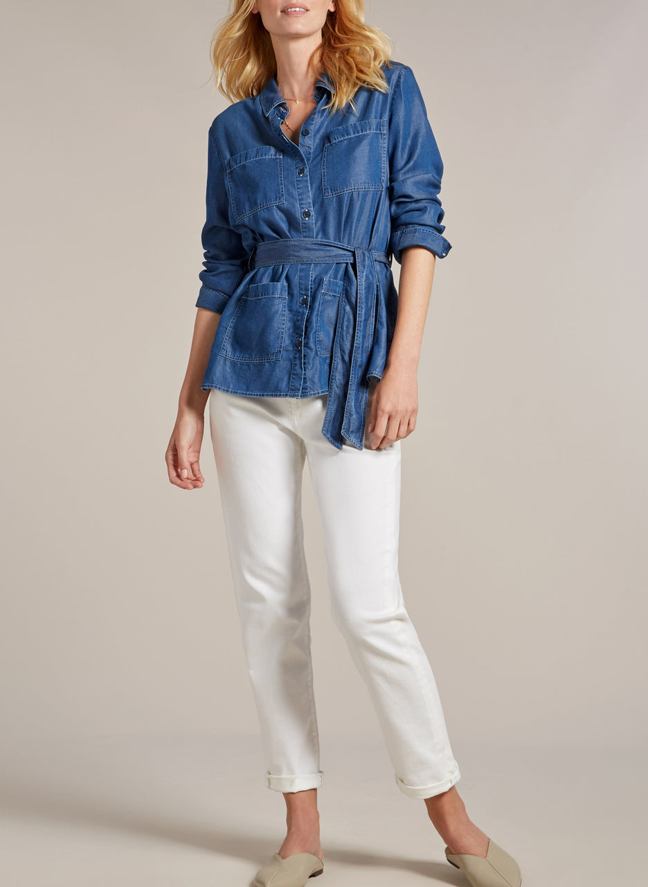 Charla Tie Shirt