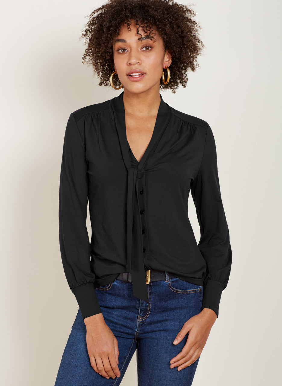 Eleanor Tie Blouse