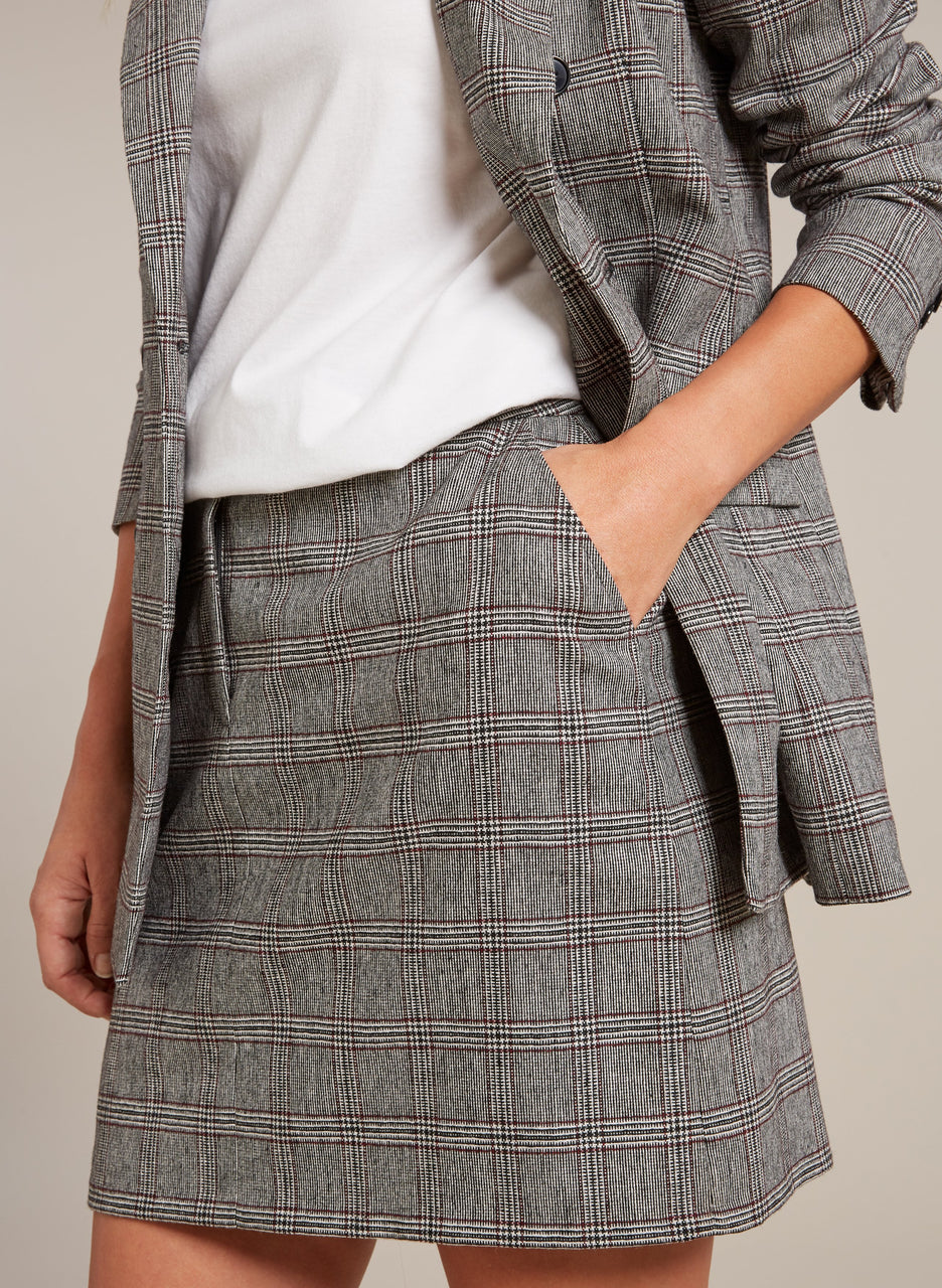 Mallory Checkered Skirt