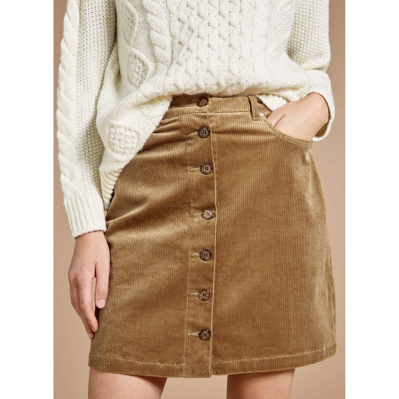 Maretta Corduroy Skirt