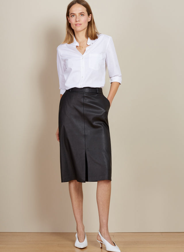 Flynn Leather Skirt