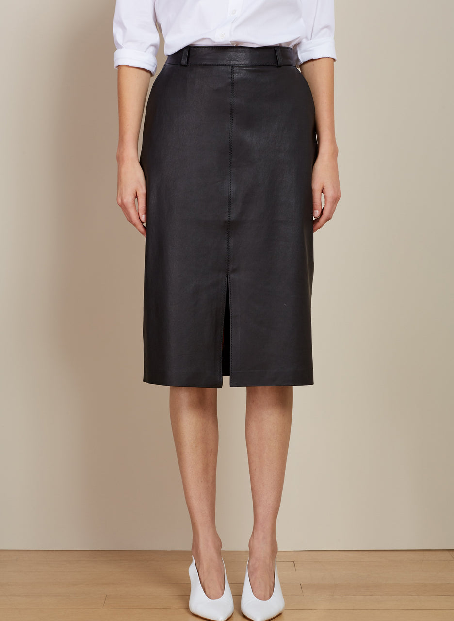 Flynn Leather Skirt