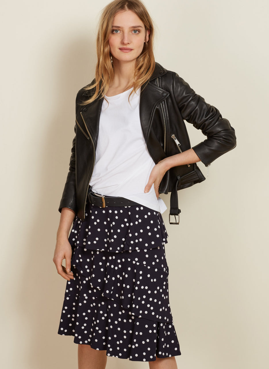 Sapphire Ruffle Skirt