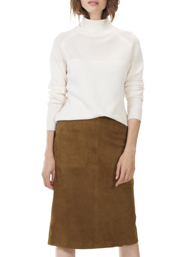 Alvie Suede Skirt
