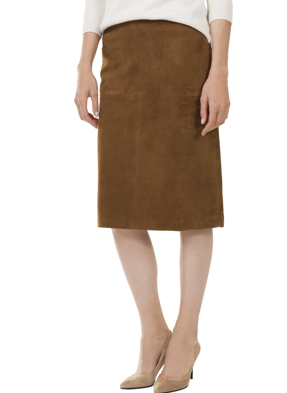 Alvie Suede Skirt