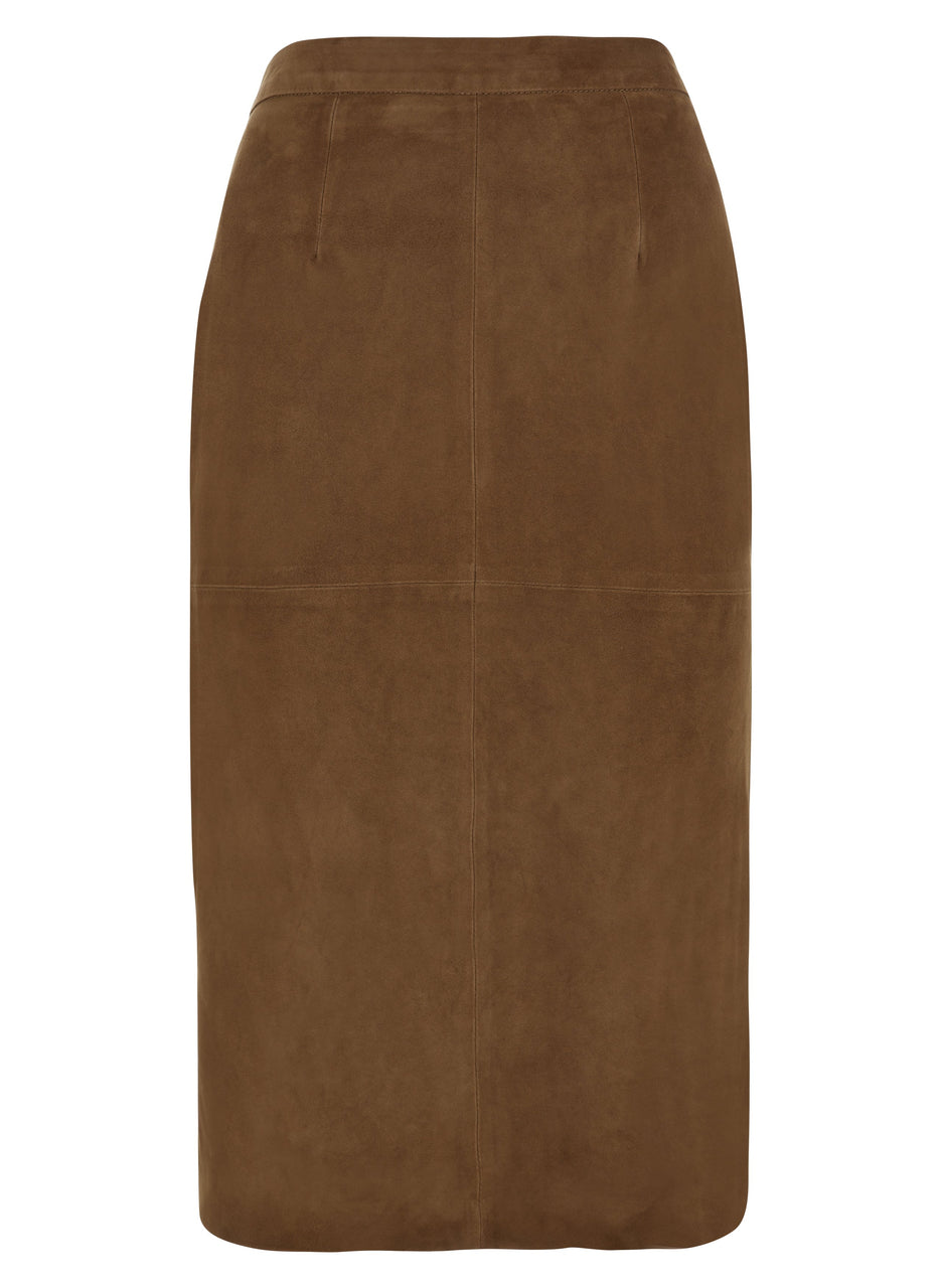 Alvie Suede Skirt