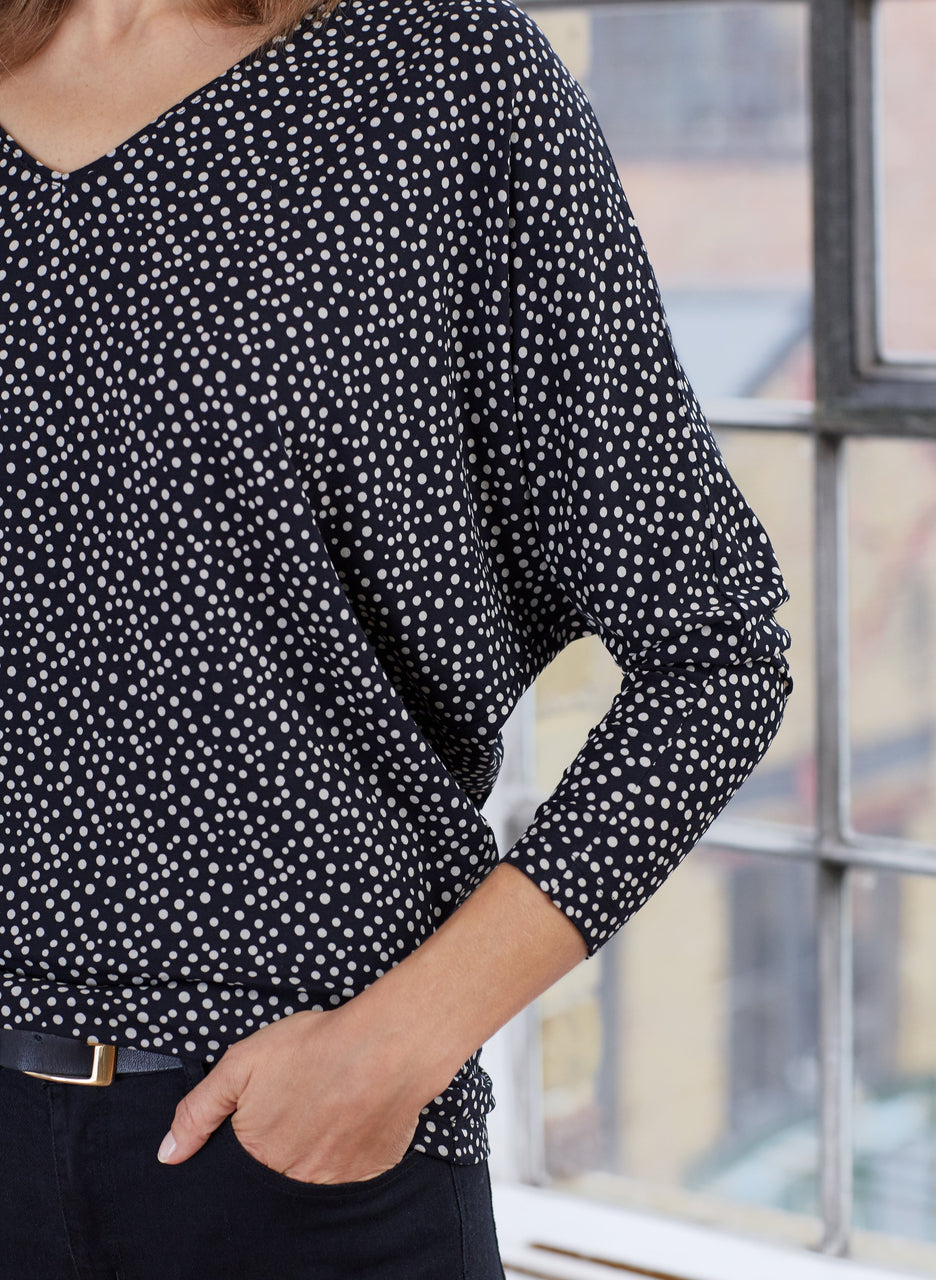 Martha V Neck Top