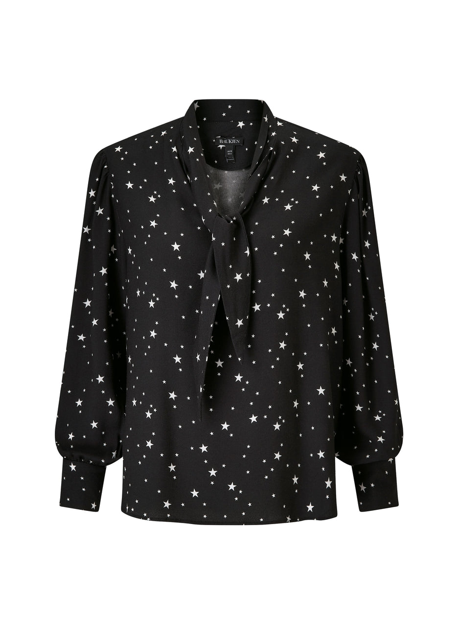 Luna Tie Blouse