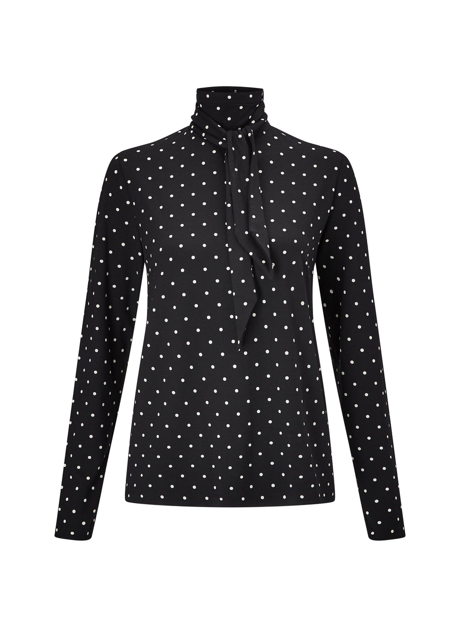 Leia Tie Neck Top