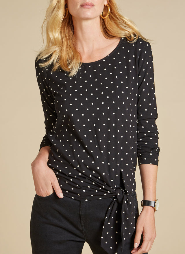Leia Tie Hem Top