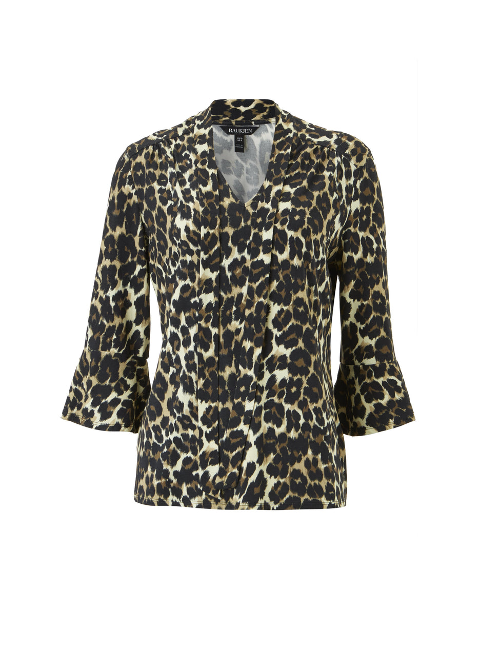 Abigail Leopard Top