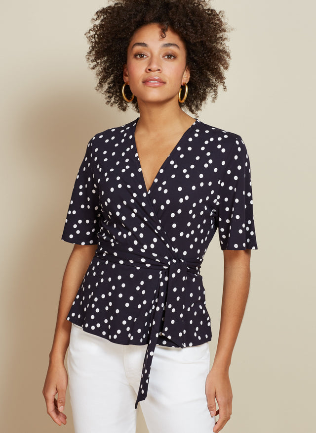 Sapphire Wrap Top