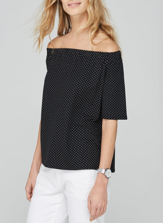 Marisol Off the Shoulder Print Top