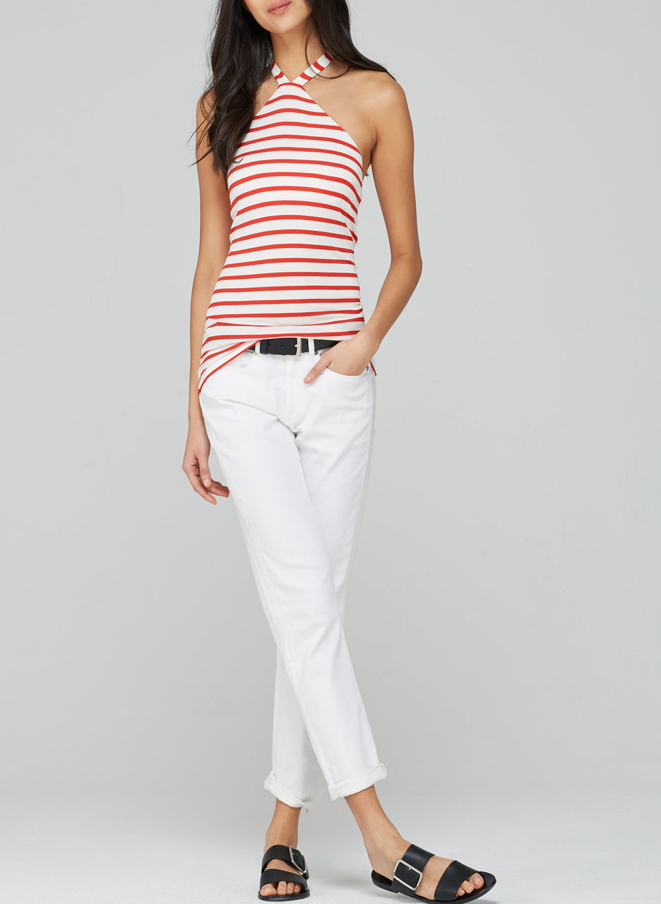 Hanna Striped Halterneck