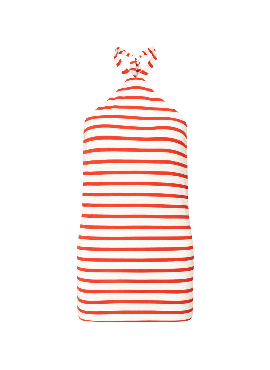 Hanna Striped Halterneck
