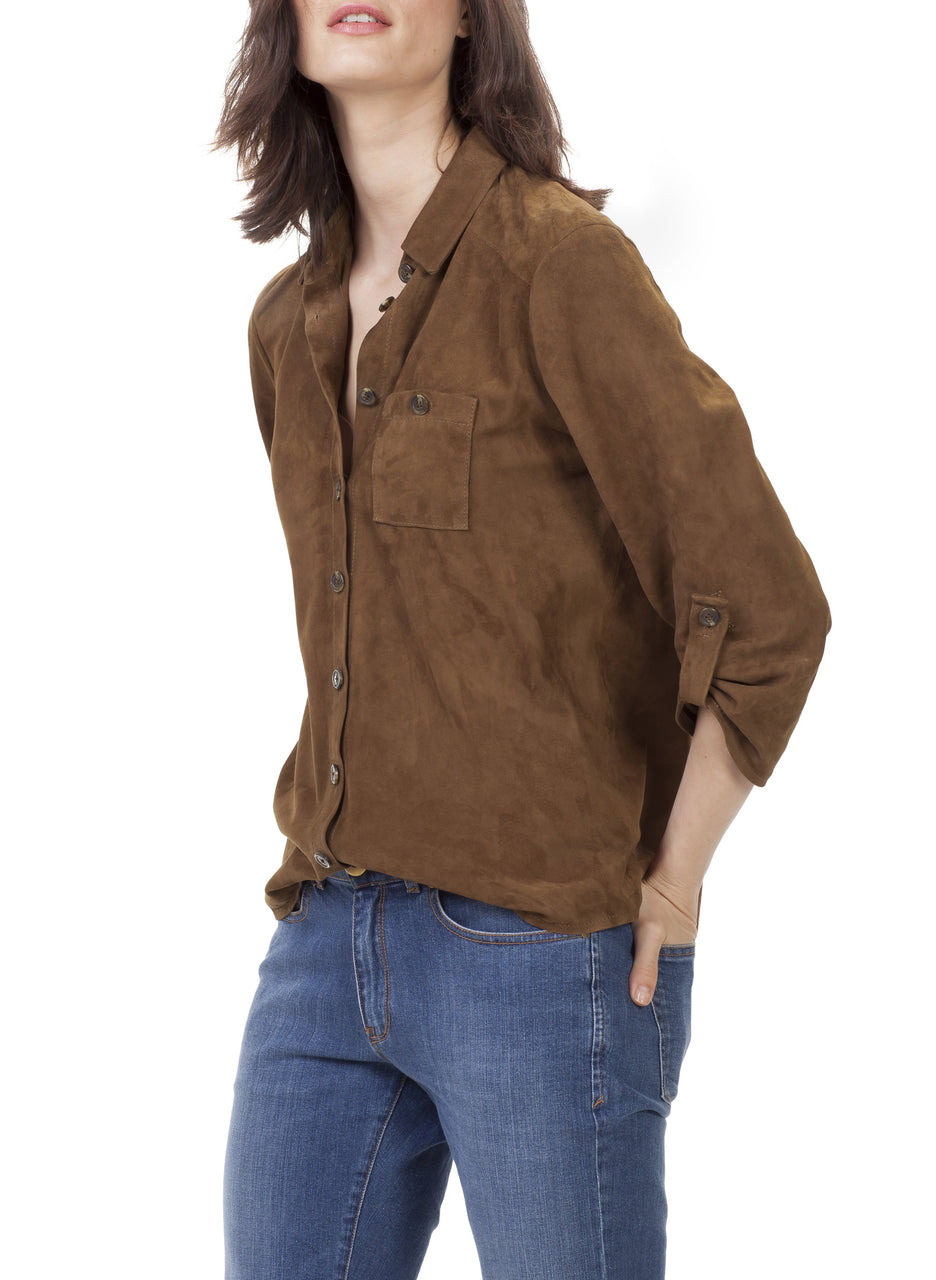 Evie Suede Shirt