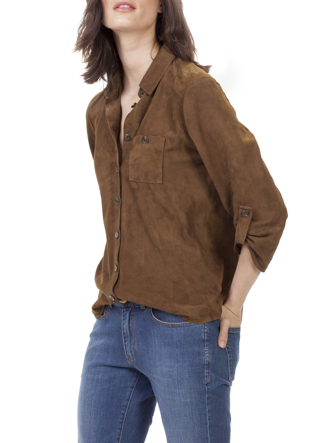 Evie Suede Shirt