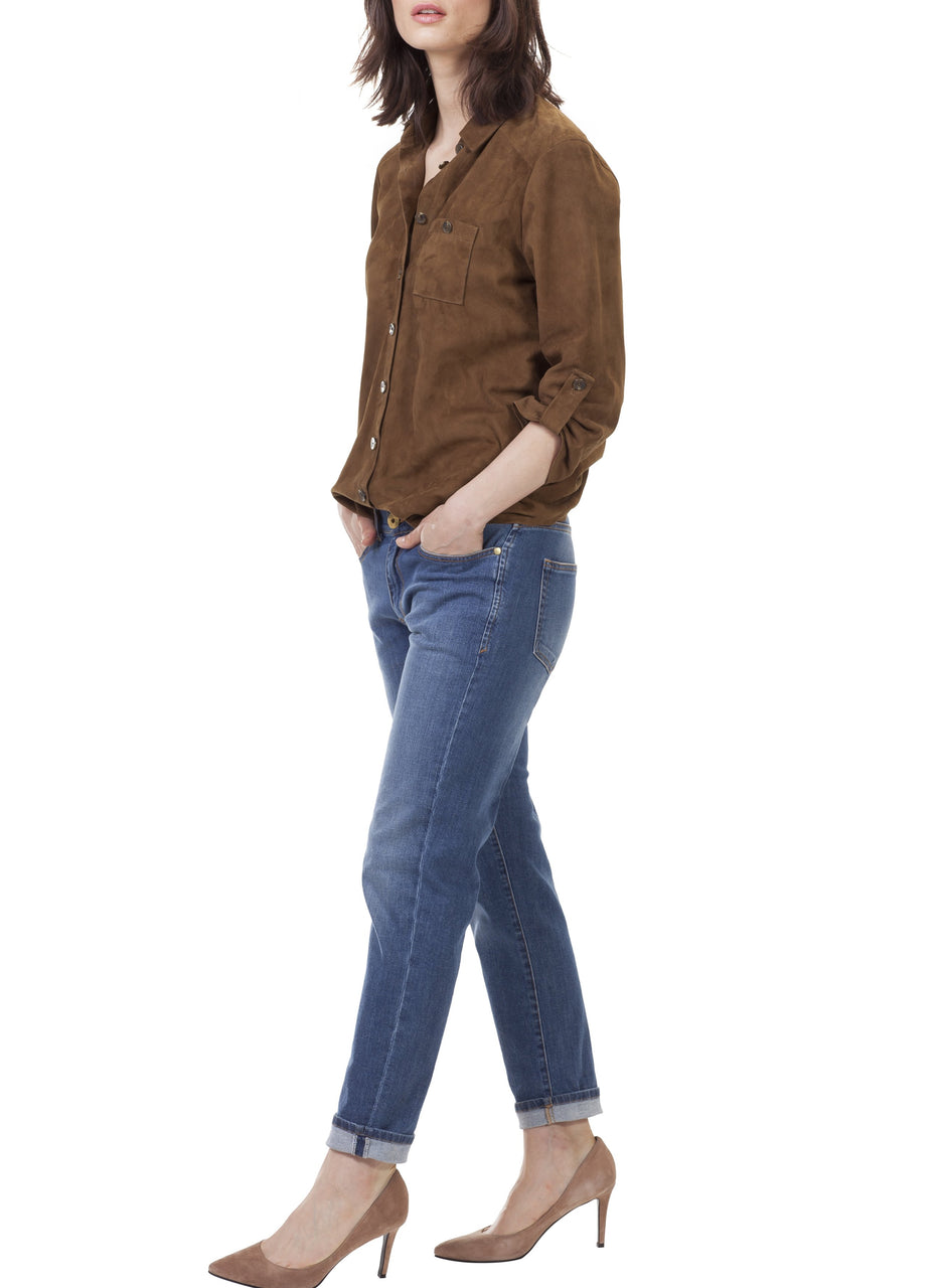 Evie Suede Shirt