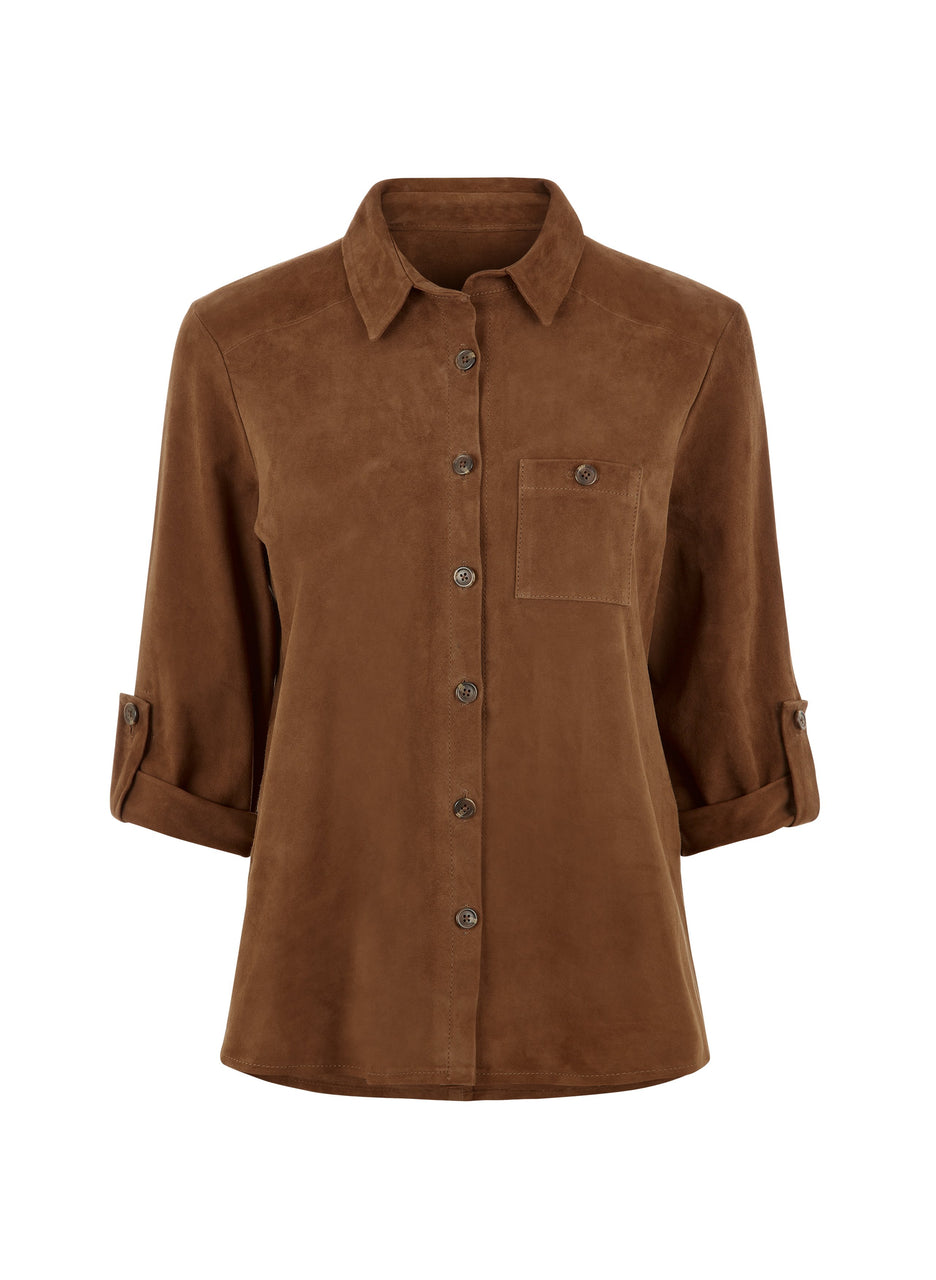 Evie Suede Shirt